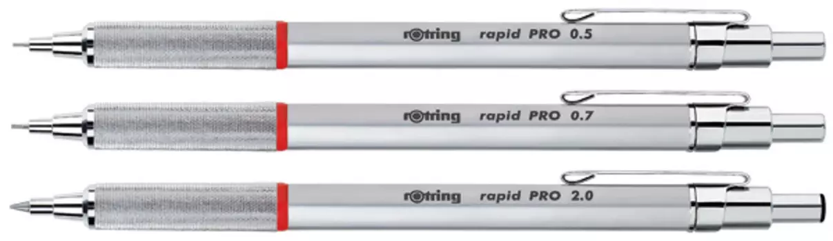 Карандаш механический Rotring Rapid Pro 1904255 серебристый