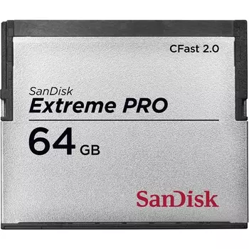 Карта Памяти CFast 2.0 64Gb Sandisk Extreme Pro (525/430 MB/s)