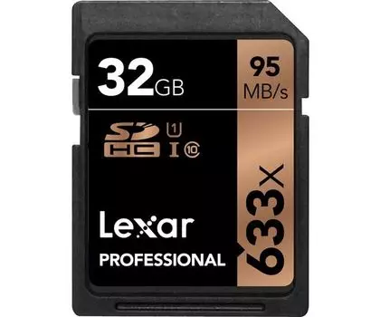 Карта памяти Lexar Professional SDHC 32Gb UHS-I LSD32GCB633