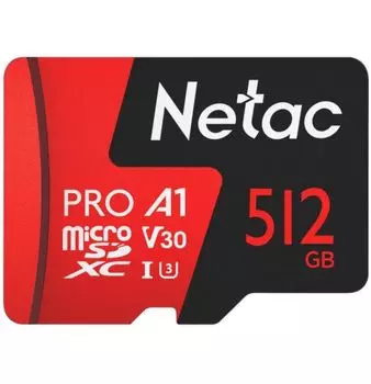 Карта памяти Netac microSDHC P500 Pro 512GB (NT02P500PRO-512G-S)