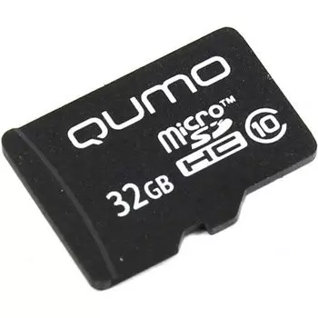 Карта памяти Qumo microSDHC class 10 (QM32GMICSDHC10NA)