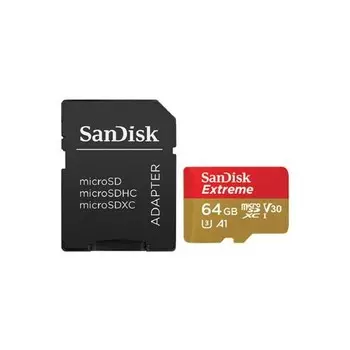 Карта памяти Sandisk Extreme Plus microSDXC 64GB + SD Adapter + Rescue Pro Deluxe 170MB/s A2 C10 V30 UHS-I U3