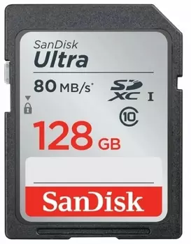 Карта памяти SanDisk SDXC 128Gb UHS-I (SDSDUN4-128G-GN6IN)