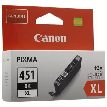 Картридж Canon CLI-451XLBK (6472B001) для Canon Pixma iP7240/MG6340/MG5440, черный