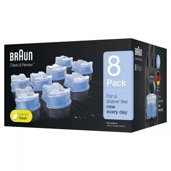 Картридж для электробритвы Braun Clean &amp; Renew CCR 8 (8 шт)