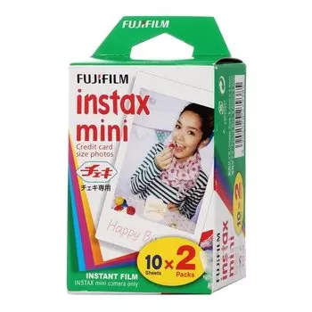 Картридж FUJIFILM Colorfilm Instax MINI Glossy кассета 20 листов для камер Mini (8.6x5.4см)