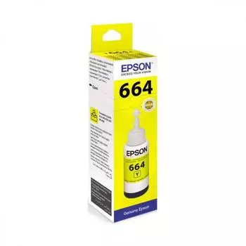 Картридж Epson T6644 (C13T66444A) для Epson L100, желтый