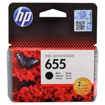 Картридж HP 655 CZ109AE для HP DJ IA 3525/4615/4625/5525/6525, черный