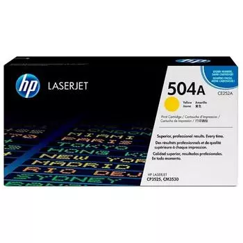 Картридж HP CE252A для HP CM3530/CP3525, желтый