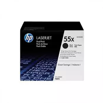 Картридж HP CE255XD для HP LJ P3015d/P3015dn/P3015n/P3015x, черный