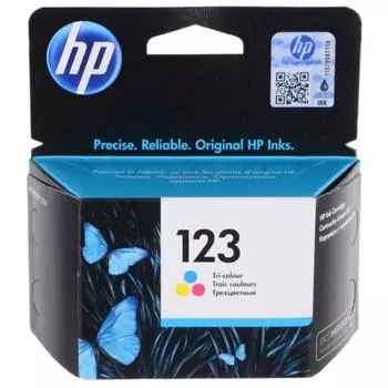 Картридж HP 123 трехцветный (F6V16AE)
