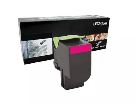 Картридж лазерный Lexmark 80C8SME малиновый