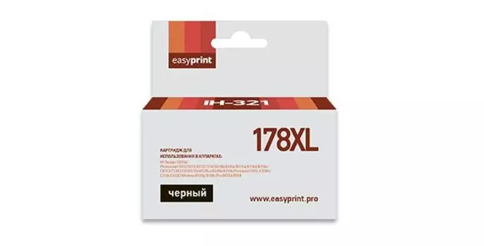 Картридж струйный EasyPrint IH-321 Black