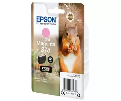 Картридж струйный Epson C13T37834020 пурпурный
