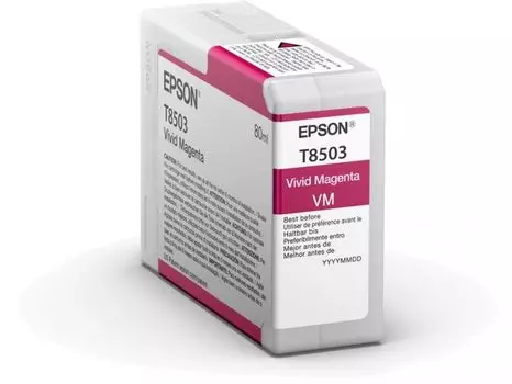 Картридж струйный Epson T8503 C13T850300 пурпурный (80мл) для Epson SureColor SC-P800