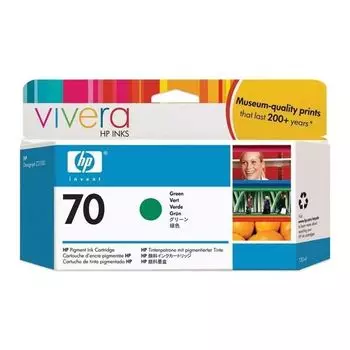 Картридж струйный HP №70 C9457A зеленый