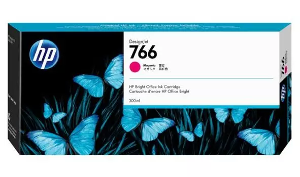 Картридж струйный HP 766 (P2V90A) пурпурный