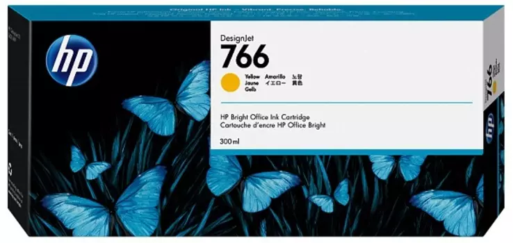 Картридж струйный HP 766 (P2V91A) желтый