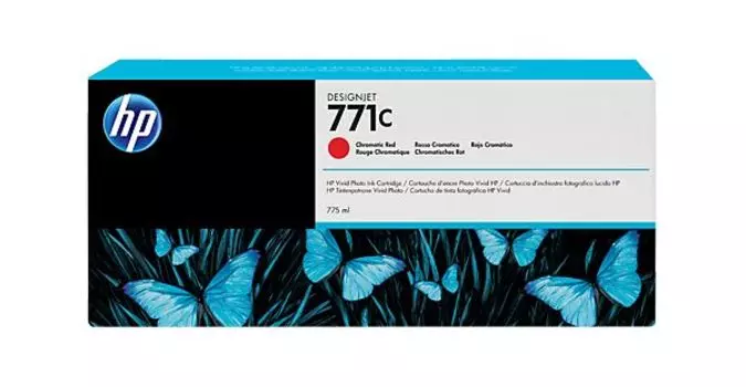 Картридж струйный HP 771C B6Y08A хроматический красный (775мл) для HP DJ Z6200