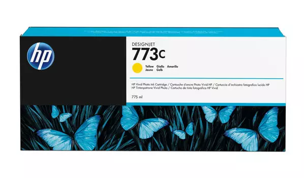 Картридж струйный HP 773C (C1Q40A) желтый