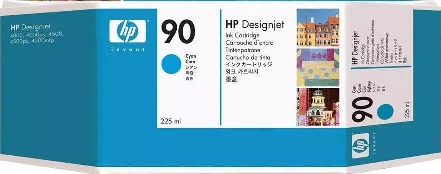 Картридж струйный HP 90 (C5060A) голубой