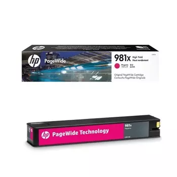 Картридж струйный HP 981X (L0R10A) пурпурный