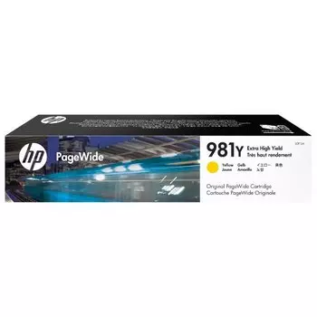 Картридж струйный HP 981Y (L0R15A) желтый