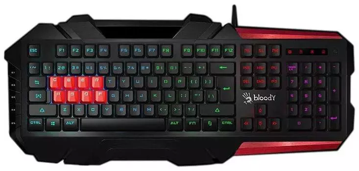 Клавиатура A4Tech Bloody B3590R черный/красный