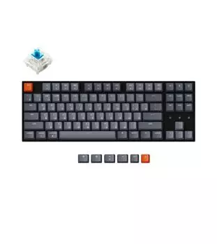 Клавиатура Keychron K8 White, Gateron Blue Switch (K8G2)