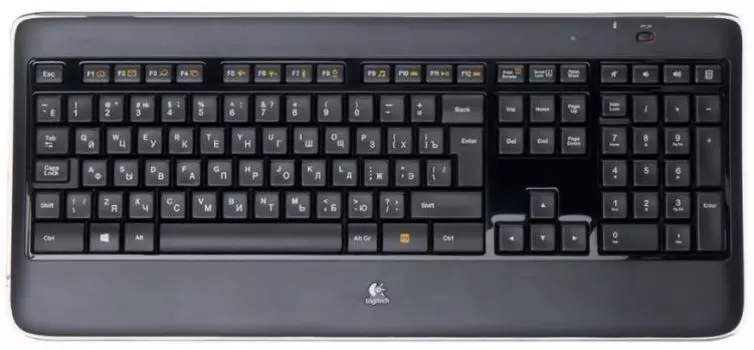 Клавиатура Logitech Wireless Illuminated Keyboard K800 Black USB