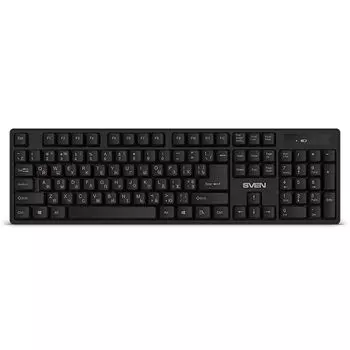 Клавиатура Sven KB-C2100W чёрная