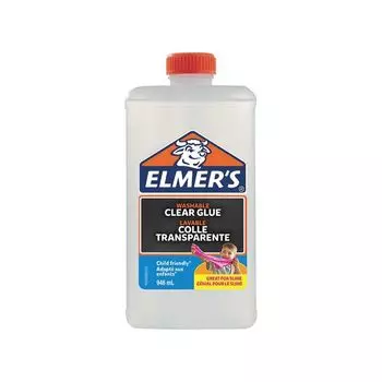 Клей для слаймов канцелярский ELMERS "Clear Glue", 946 мл (7-8 слаймов), 2077257