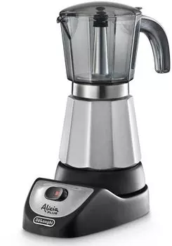 Кофеварка гейзерная DeLonghi EMKM6.B мет/черн