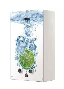 Колонка газовая Zanussi GWH 10 Fonte Glass Lime