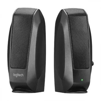 Колонки Logitech S120 2.0 черный 2.3Вт