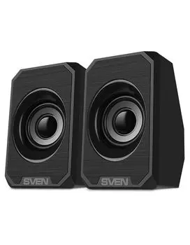 Колонки Sven 180 2.0 черный 6Вт