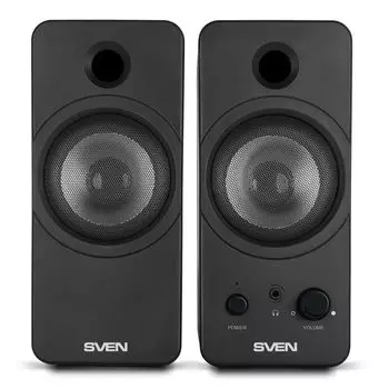 Колонки Sven 430 2.0 черный 6Вт
