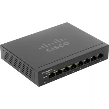 Коммутатор Cisco SF110D-08HP-EU