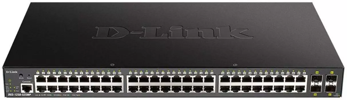 Коммутатор D-Link DGS-1250-52XMP/A1A