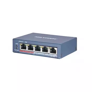 Коммутатор HikVision DS-3E0105P-E(B)
