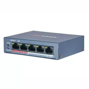 Коммутатор Hikvision DS-3E0105P-E/M(B)