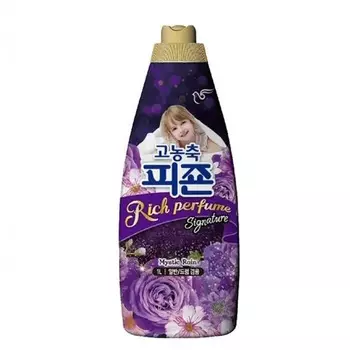 Кондиционер для белья Pigeon Rich Perfume Signature Hi-Enriched Fabric Softener Mistic Rain Bottle 1000