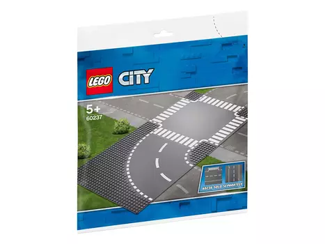 Конструктор LEGO Sity Поворот и перекрёсток