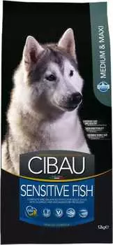 Корм сухой Farmina CIBAU для собак MEDIUM/MAXI сенситив, рыба 12 кг