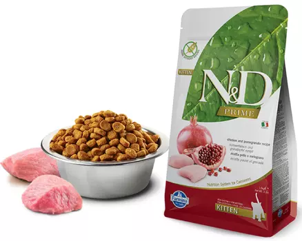Корм сухой Farmina N&amp;D PRIME для котят курица с гранатом 10 кг