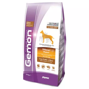 Корм сухой Gemon Dog Maxi для взрослых собак крупных пород курица с рисом 15 кг