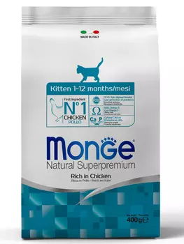 Корм сухой Monge Cat для котят 400г