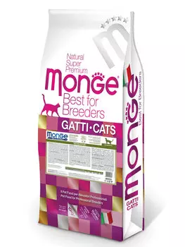 Корм сухой Monge PFB Cat Sensitive для кошек с чувствительным пищеварением 10 кг