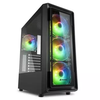 Корпус Sharkoon TK4 RGB чёрный