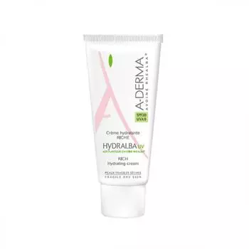 Крем для лица Aderma Hydralba UV Rich Hydrating Cream, 40 мл, насыщенный увлажняющий